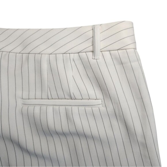 Banana Republic Women's Trousers Cream Mid-Rise Sculpted Stretch Pants Size L 12 - Picture 8 of 15